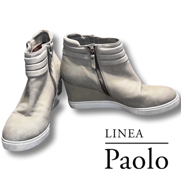 Linea Paolo Gray Booties Women's Size 8.5M - Picture 1 of 13